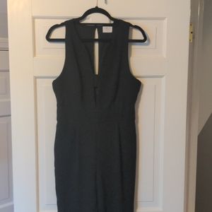 Black ankle-length jumpsuit